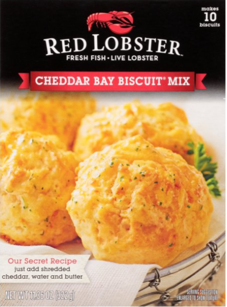 RED LOBSTER 'Cheddar Bay' Biscuit Mix, Backmischung 322 gr